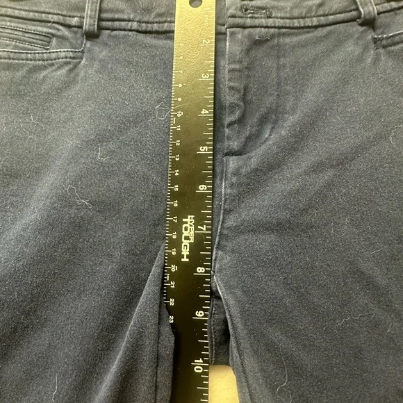 VTG Lauren Jeans Co. Dress Pants Women’s 4 Petite Ralph Lauren Navy Blue - Picture 8 of 11